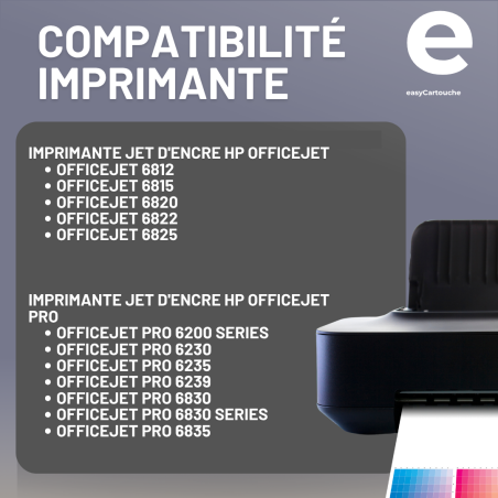 Pack 4 cartouches compatibles HP 934XL/935XL